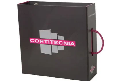 Carpeta punto de venta para muestras textiles