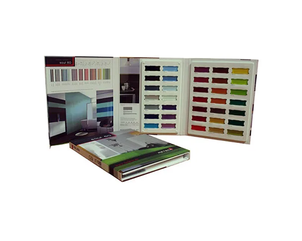 Crystal glass Sample Presentation Folder