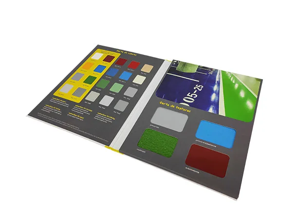 Floor covering sample folder