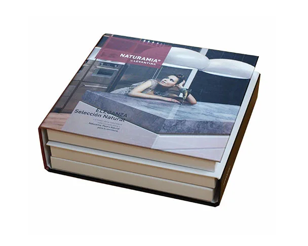 Presentation folder for stone samples